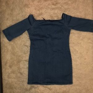 Mini Denim Dress